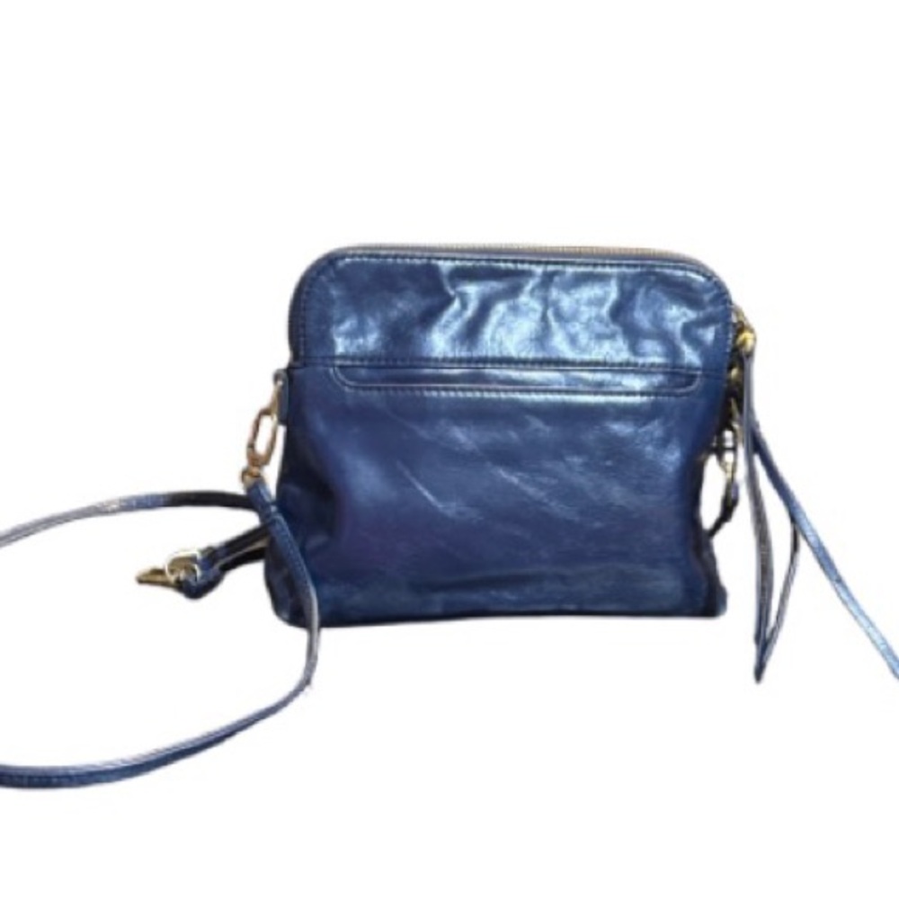 Hobo  Blue Leather Crossbody Bag